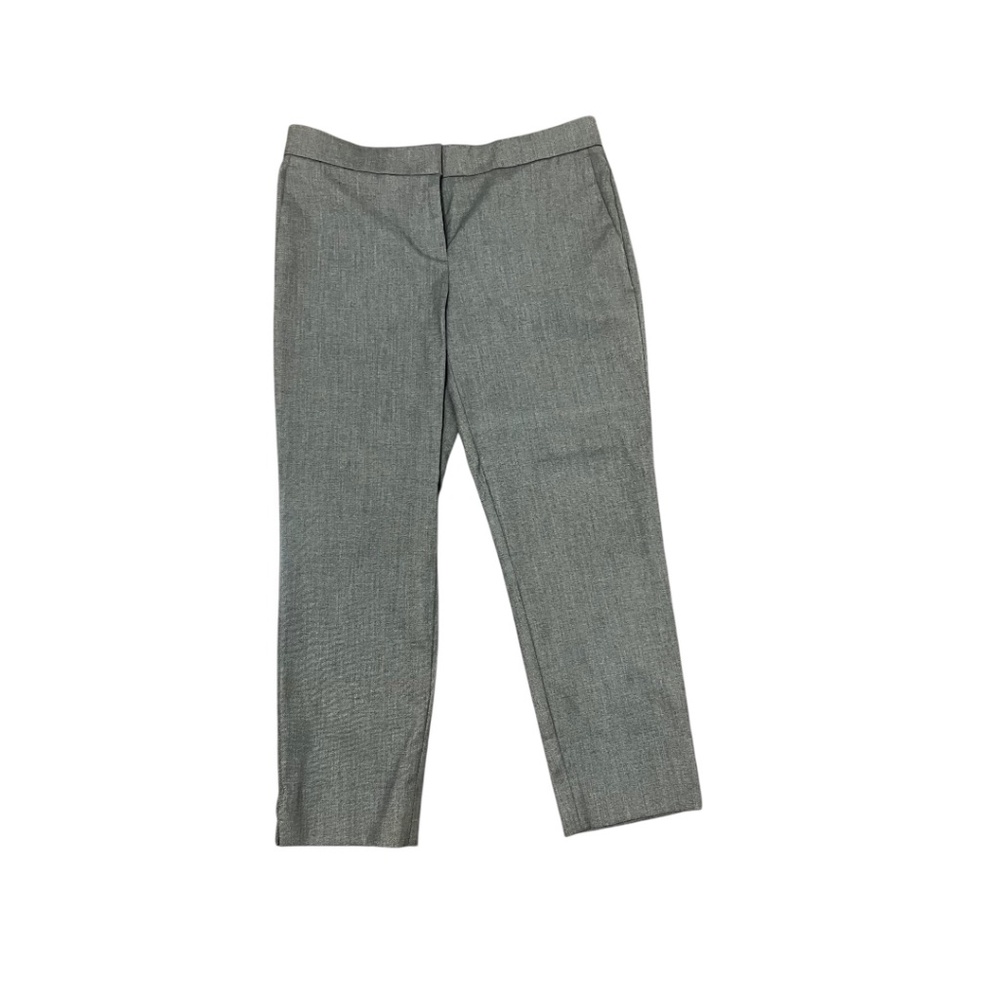 Ann Taylor Ankle Pants Sharkskin Gray, Straight Leg, Size 8, Trousers Office